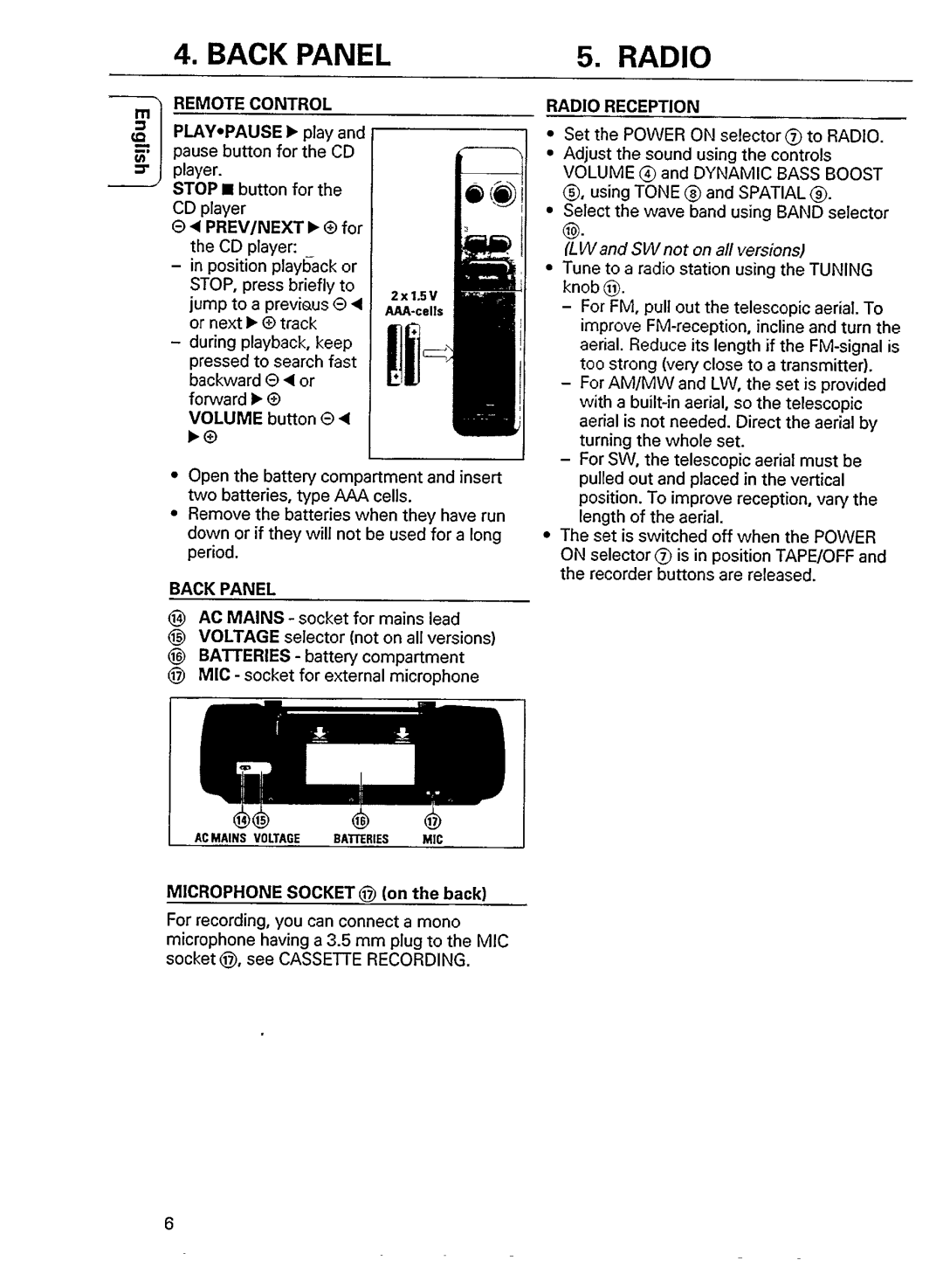 Philips AZ 8357/05 manual 