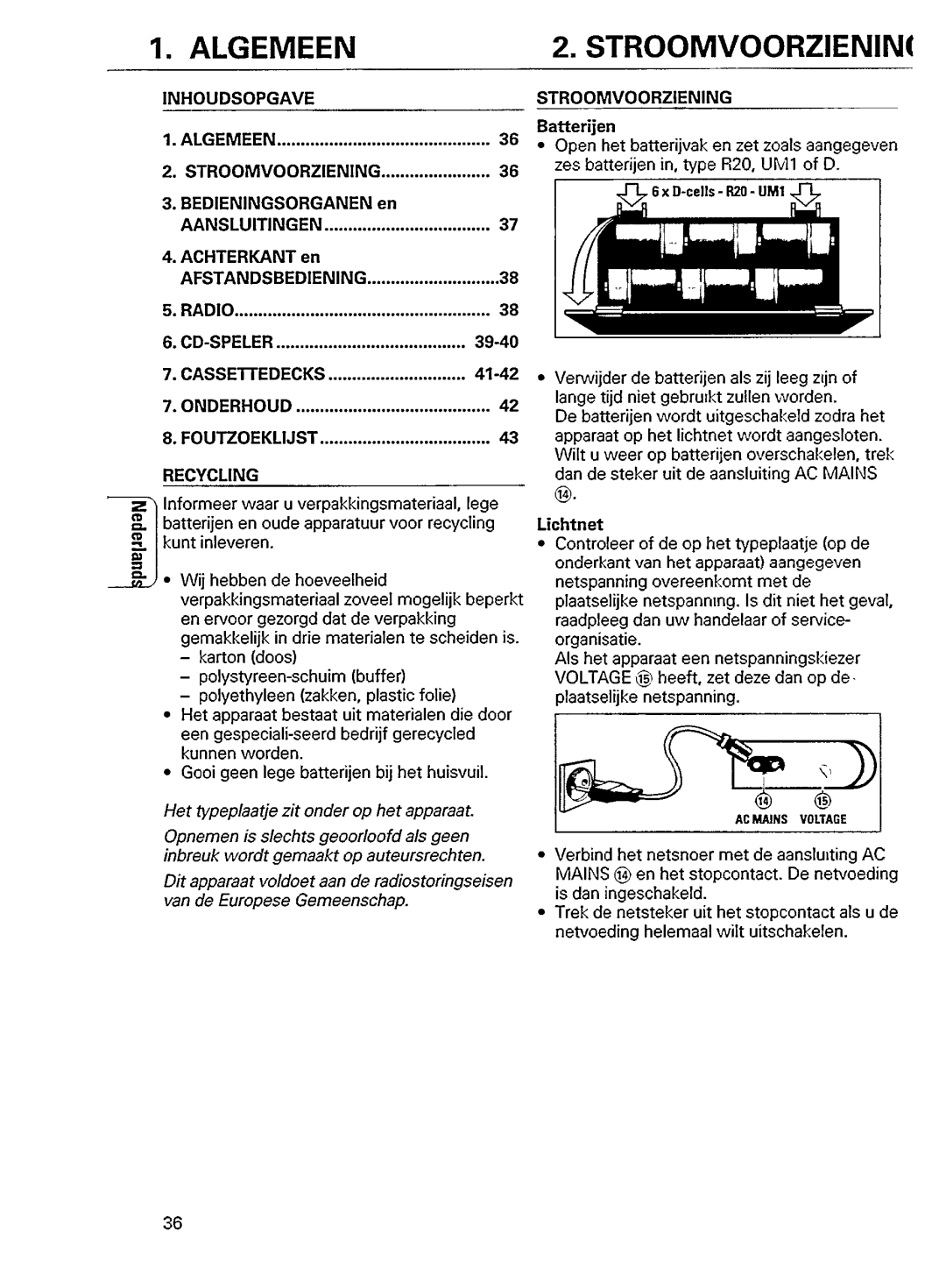 Philips AZ 8357 manual 