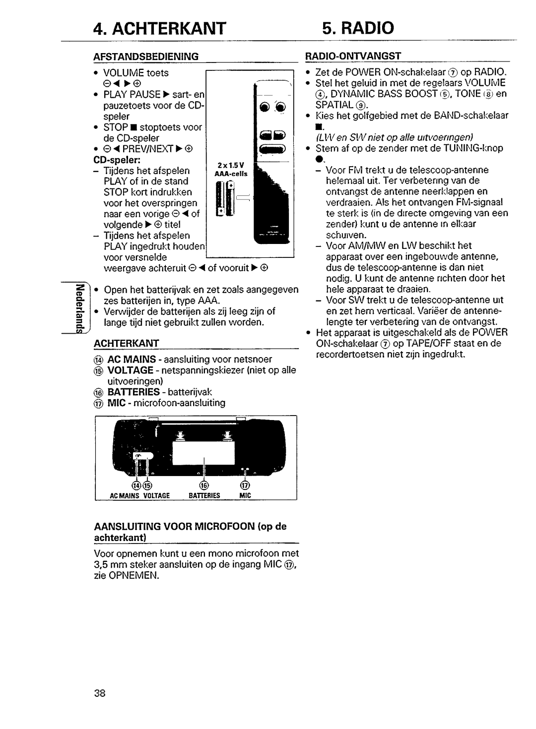 Philips AZ 8357 manual 