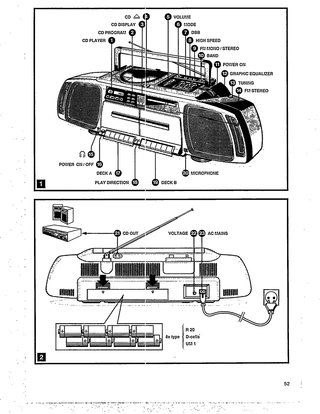 Philips AZ 8391, AZ 8390, AZ 8394 manual 