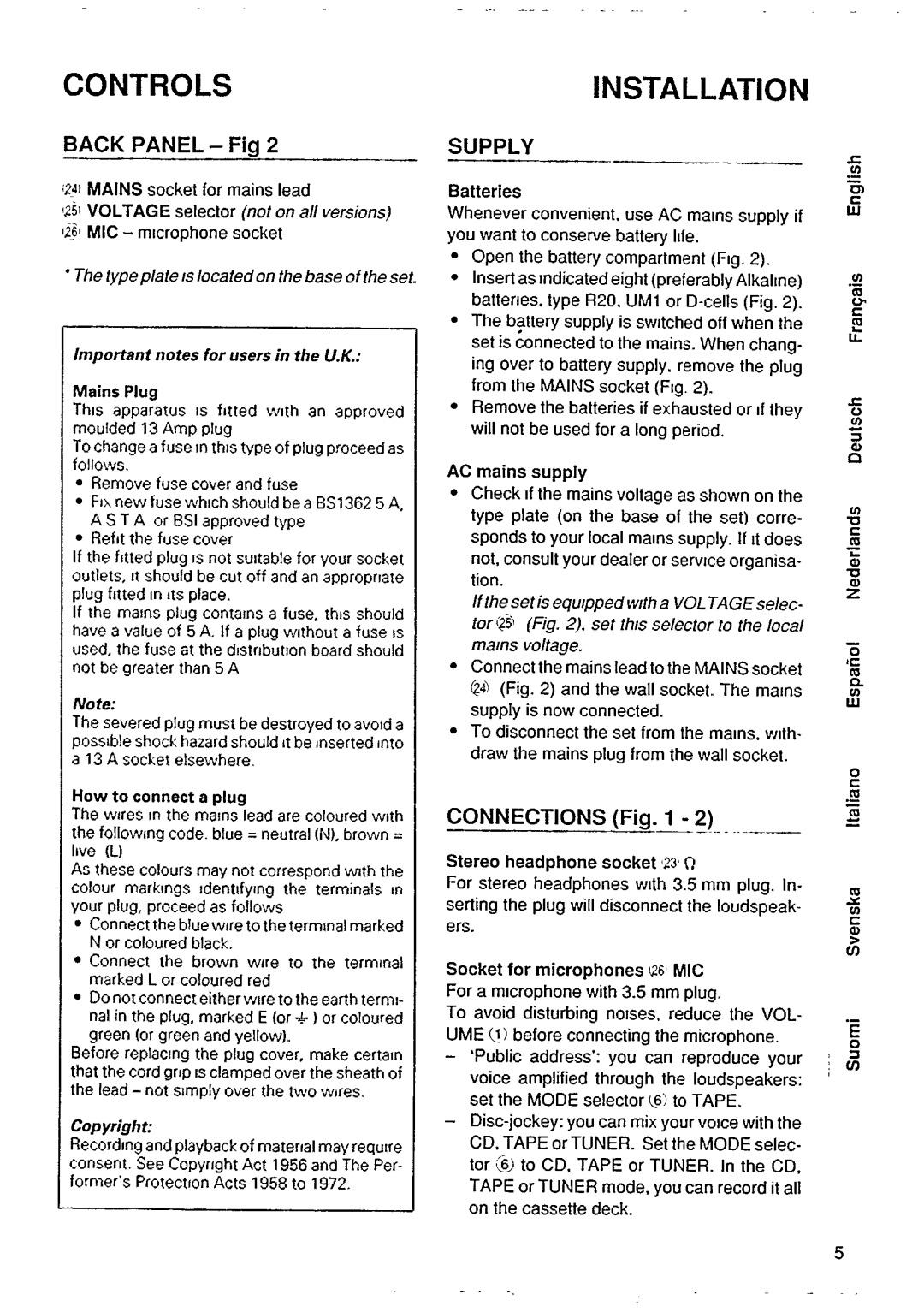 Philips AZ 8420 manual 