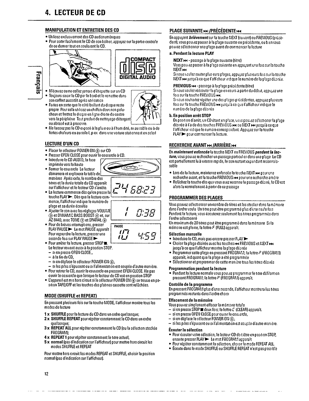 Philips AZ 8440, AZ 8340 manual 