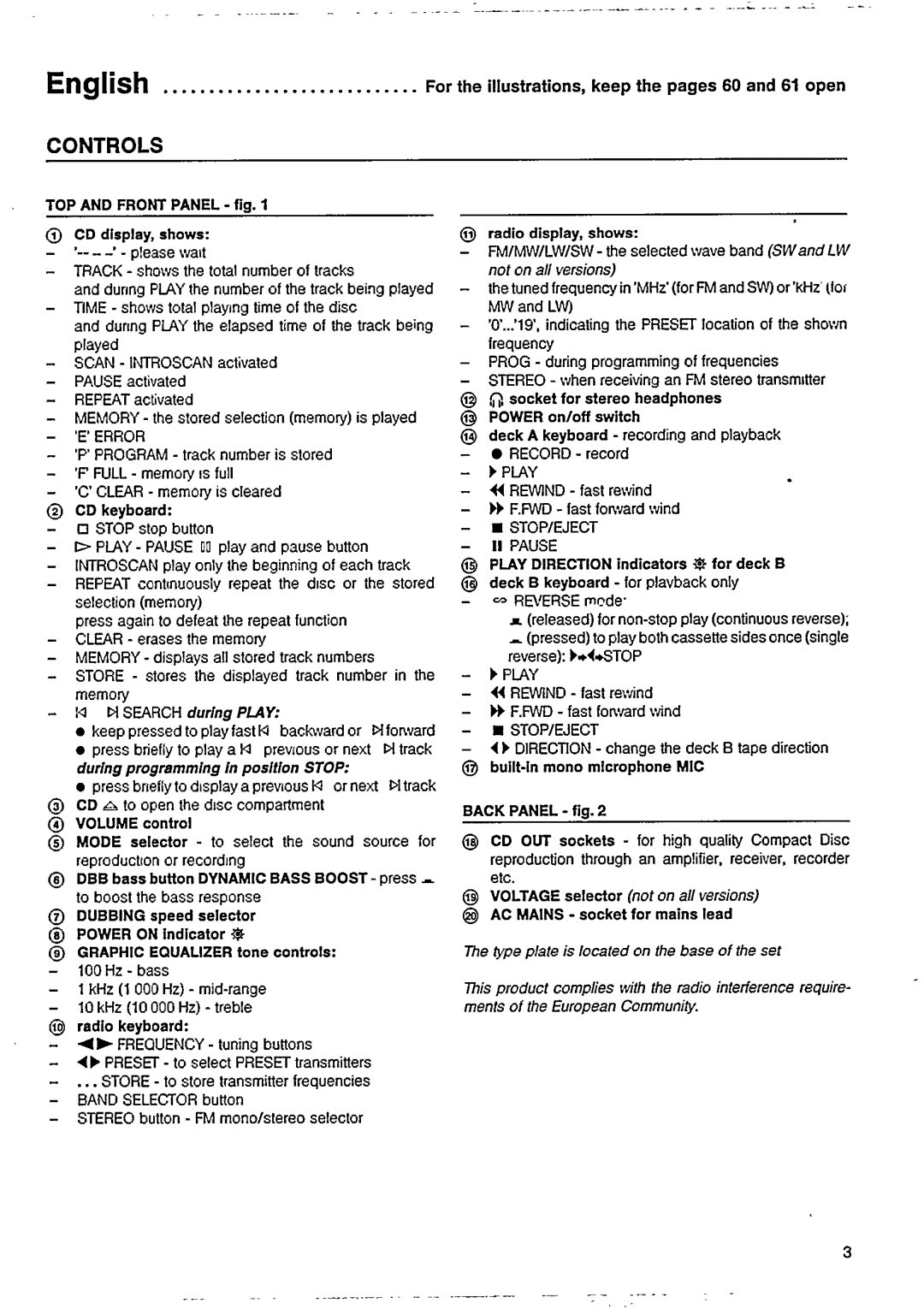 Philips AZ 8491, AZ 8492, AZ 8490 manual 