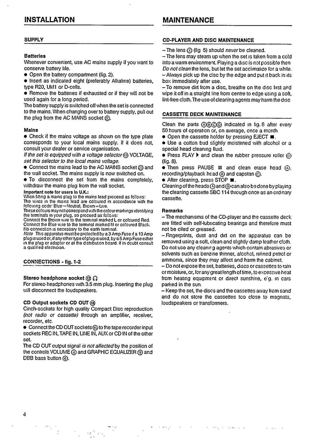 Philips AZ 8492, AZ 8491, AZ 8490 manual 