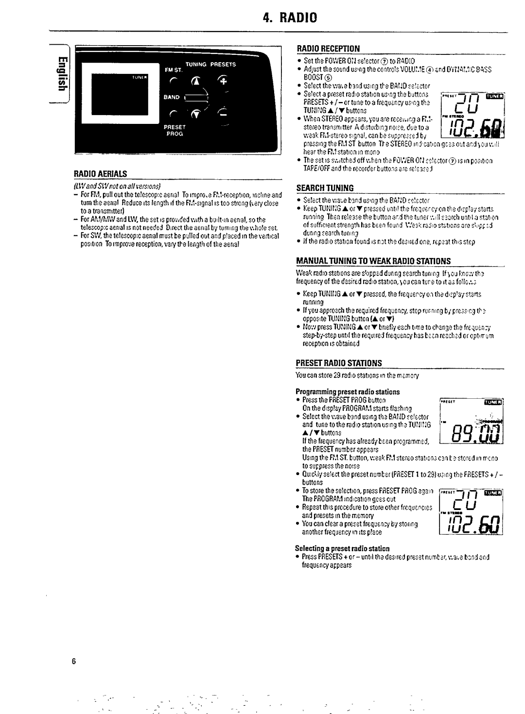 Philips AZ 8540/05 manual 