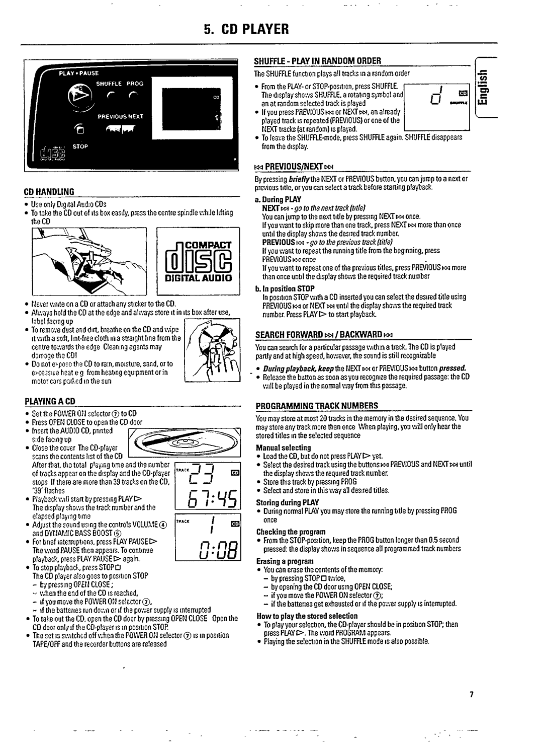 Philips AZ 8540/05 manual 