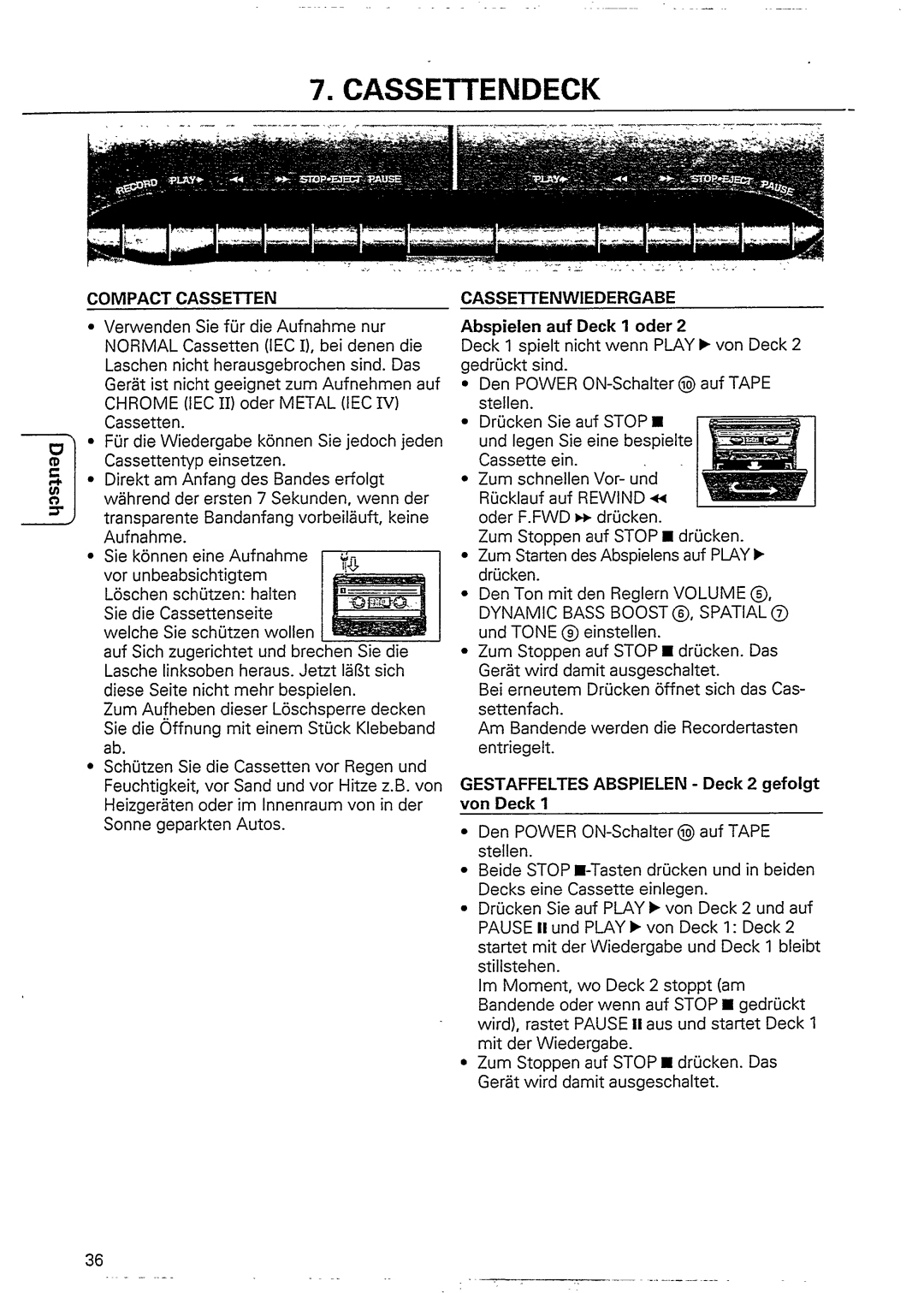 Philips AZ 8562, AZ 8567 manual 