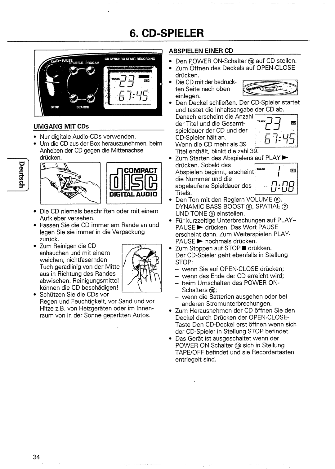 Philips AZ 8562, AZ 8567 manual 
