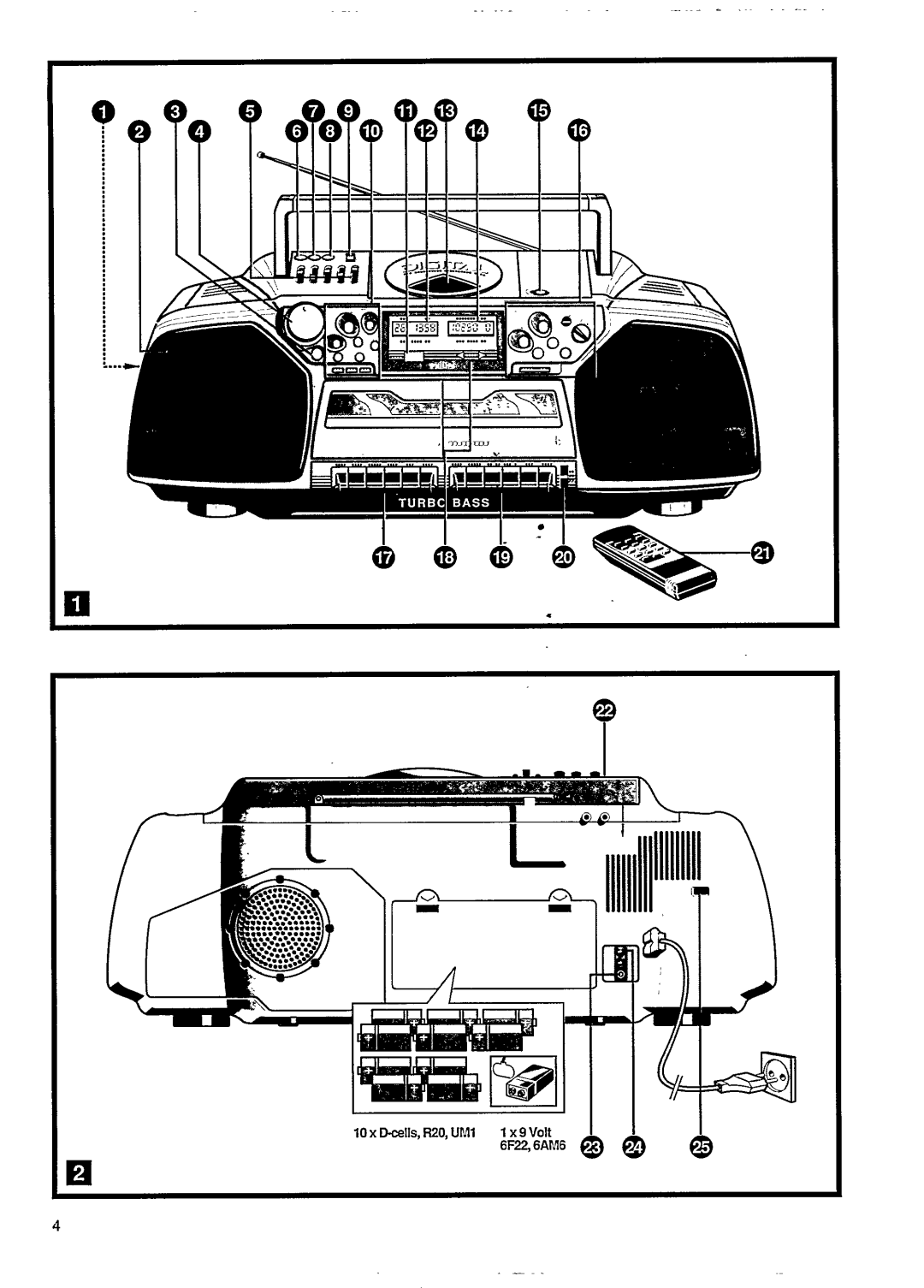 Philips AZ 8590, AZ 8594 manual 