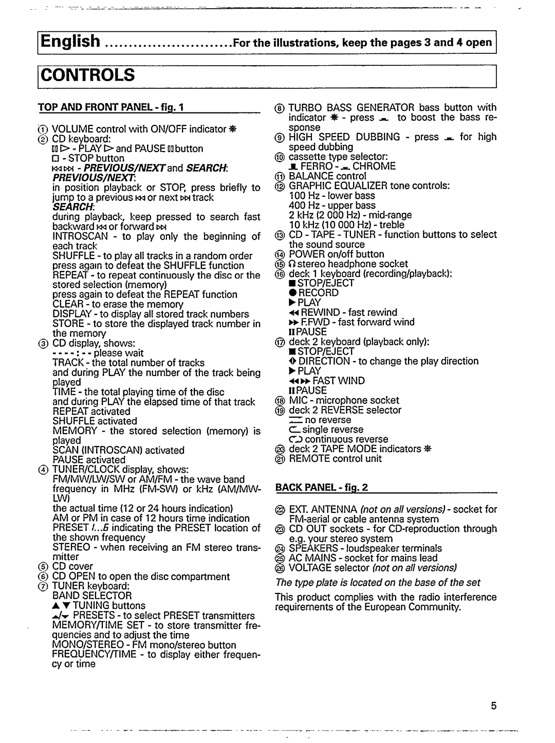 Philips AZ 8900, AZ 8904 manual 