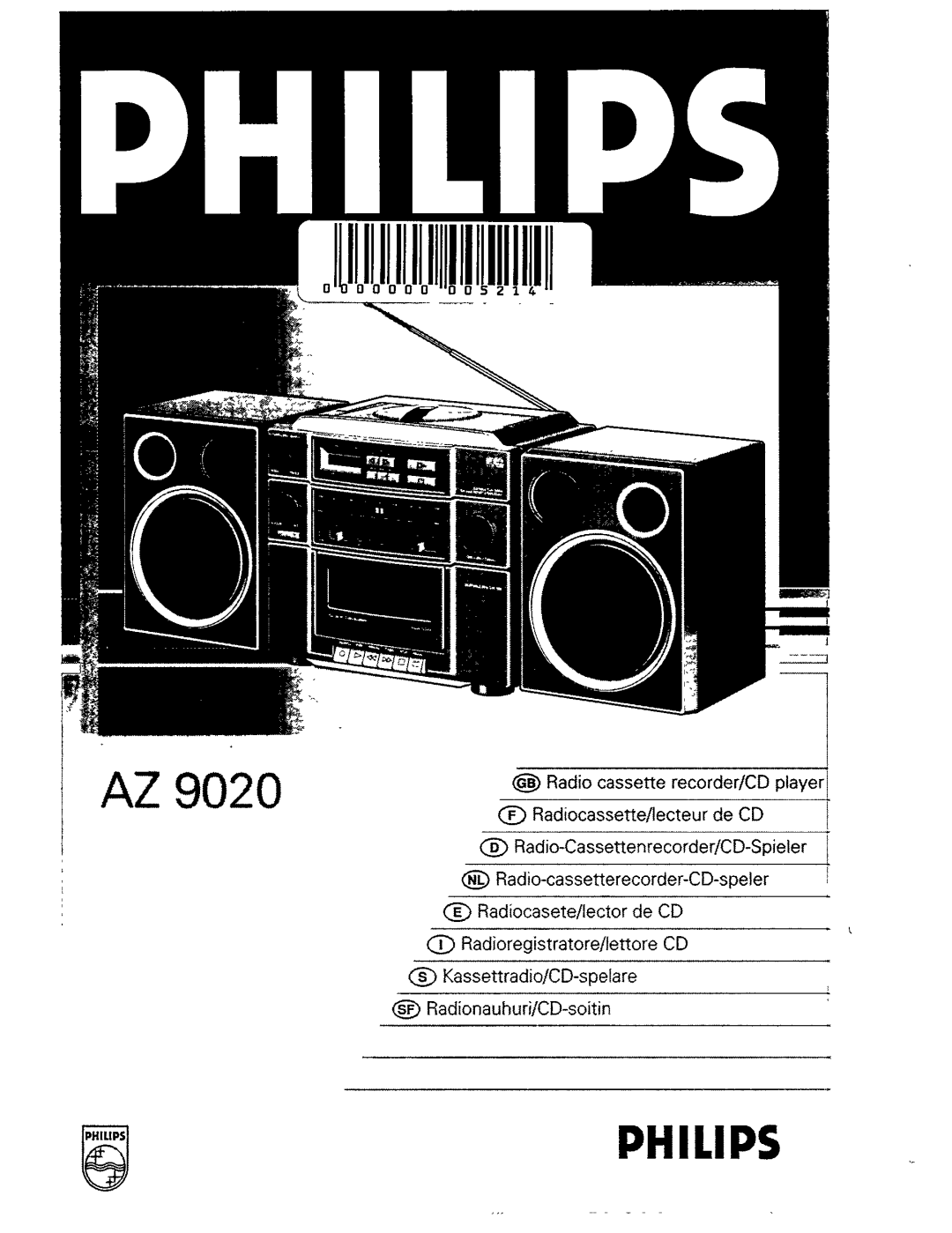 Philips AZ 9020 manual 