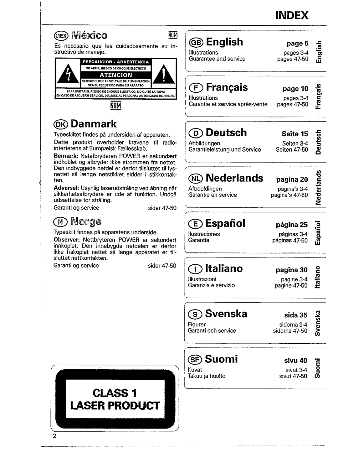 Philips AZ 9214, AZ 9213 manual 