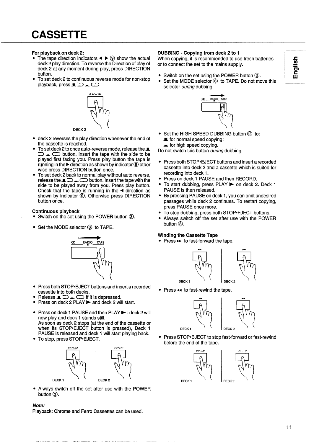 Philips AZ9440/05, AZ 9440 manual 