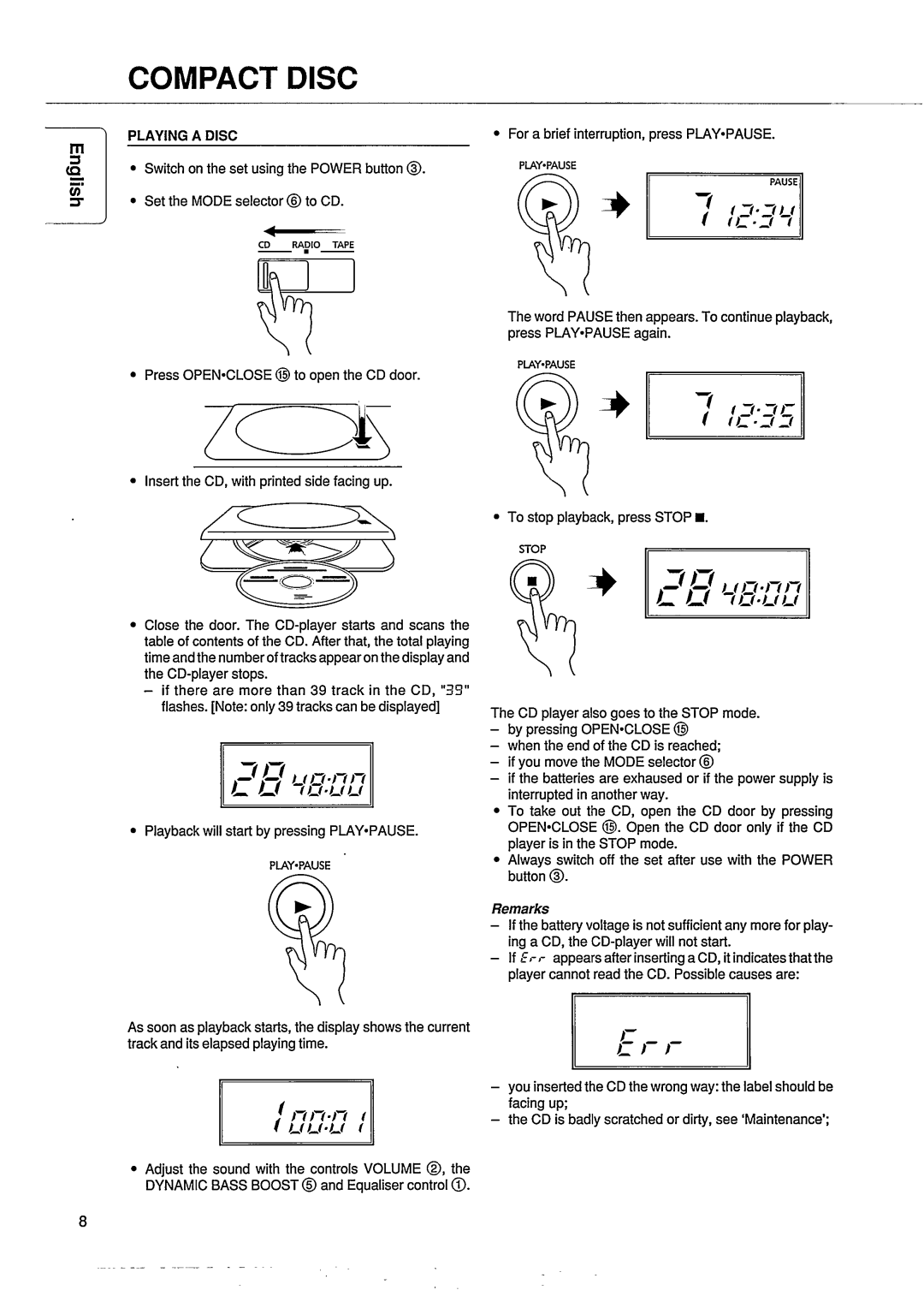 Philips AZ 9440, AZ9440/05 manual 