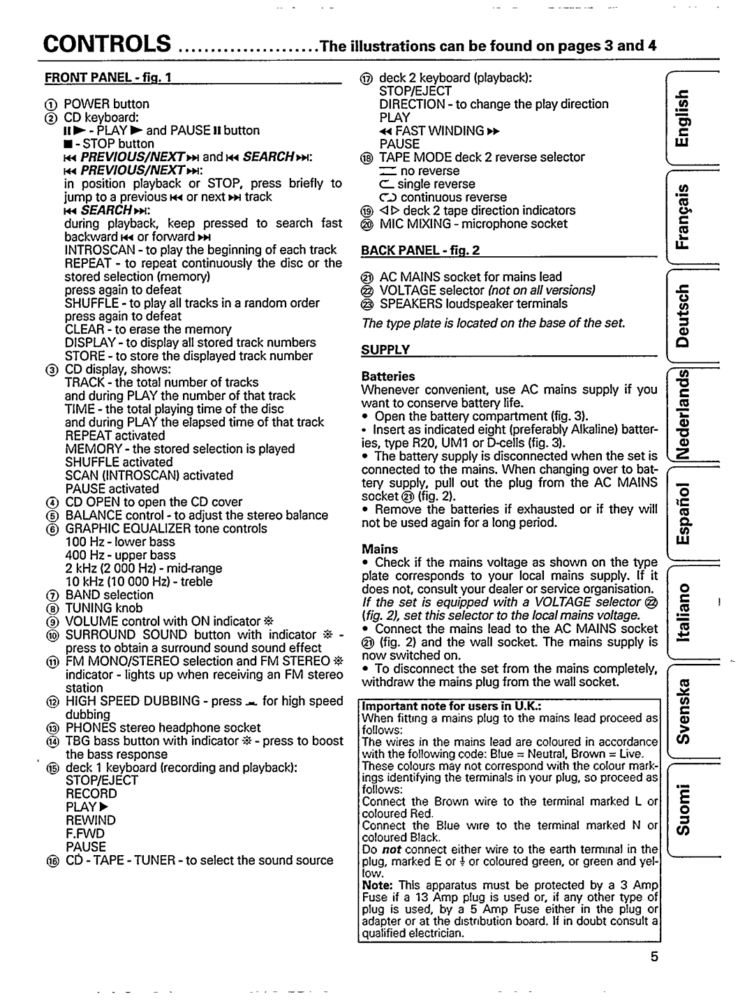 Philips AZ 9614, AZ 9613, AZ 9610 manual 