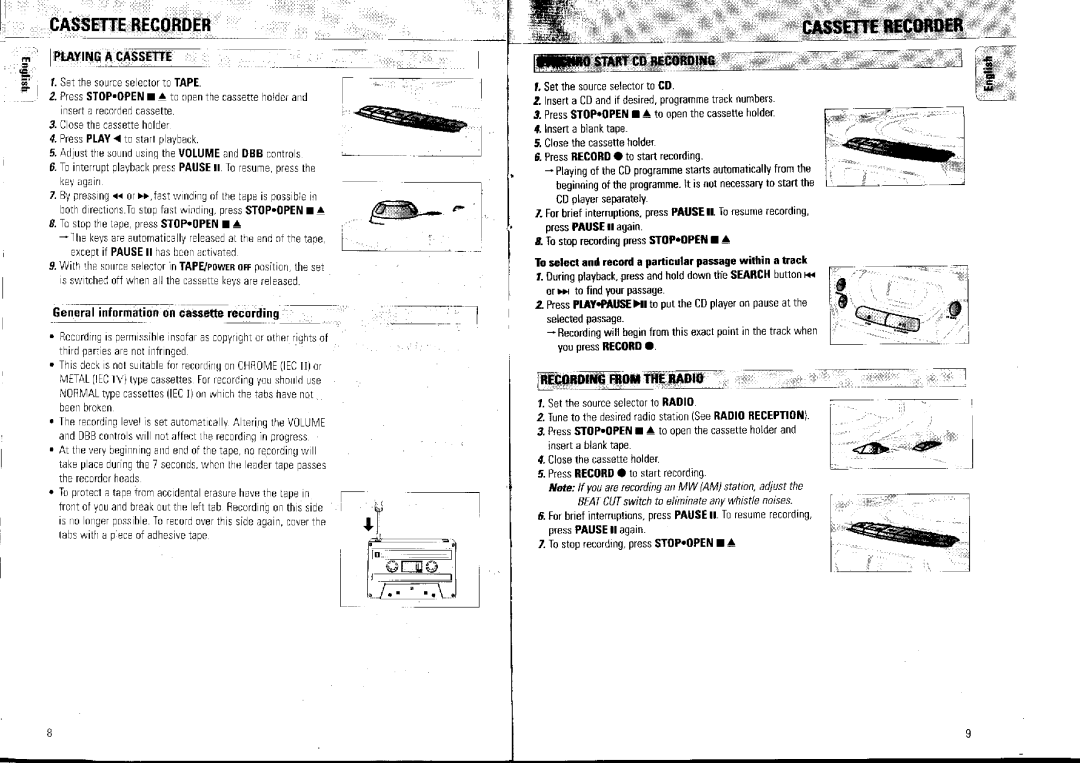 Philips AZ1007/01 manual 