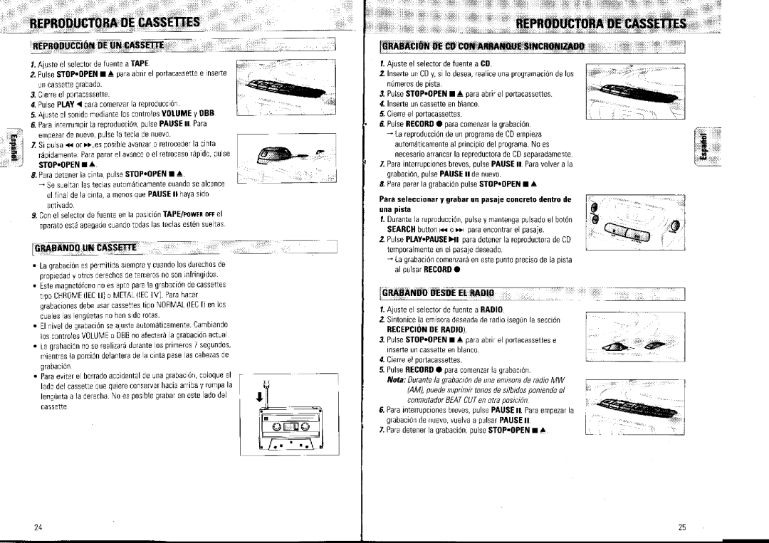 Philips AZ1007/01 manual 