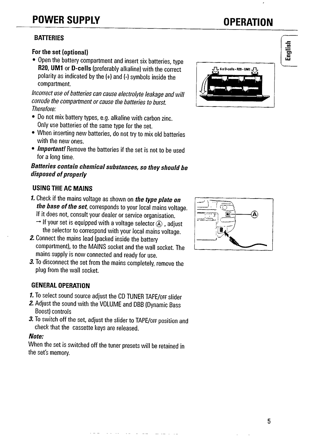 Philips AZ1020/17 manual 