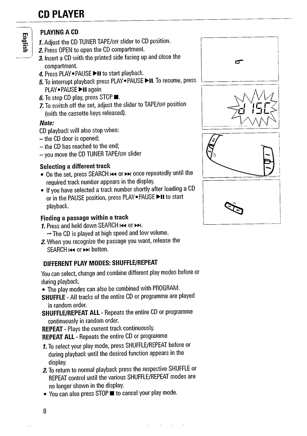 Philips AZ1020/17 manual 