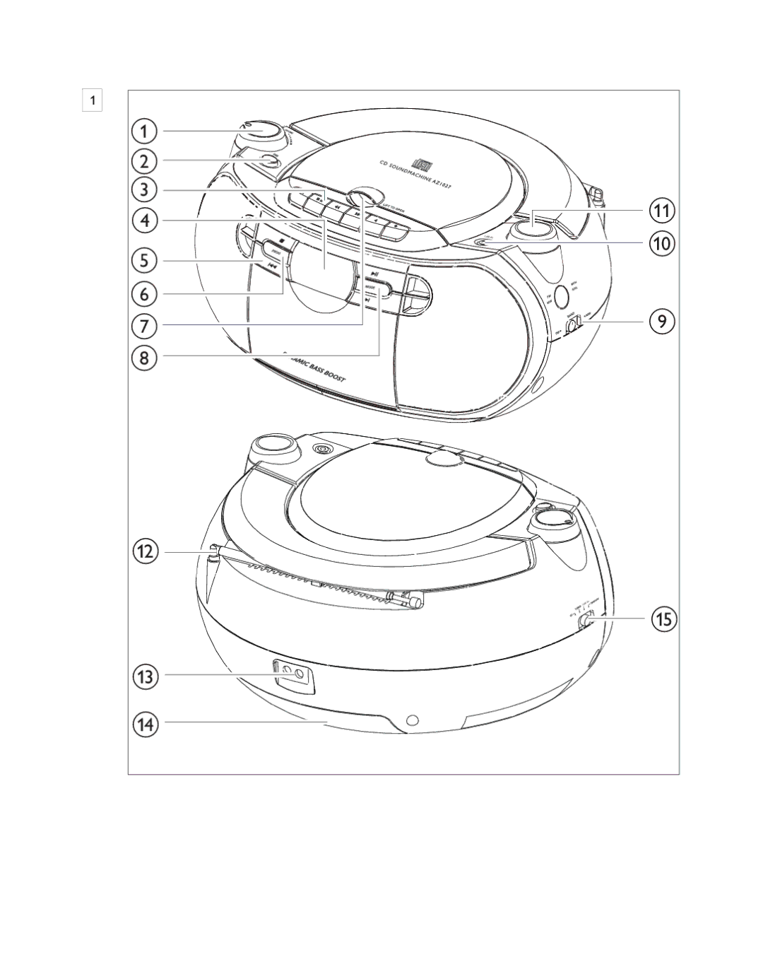 Philips AZ1027/12 user manual 