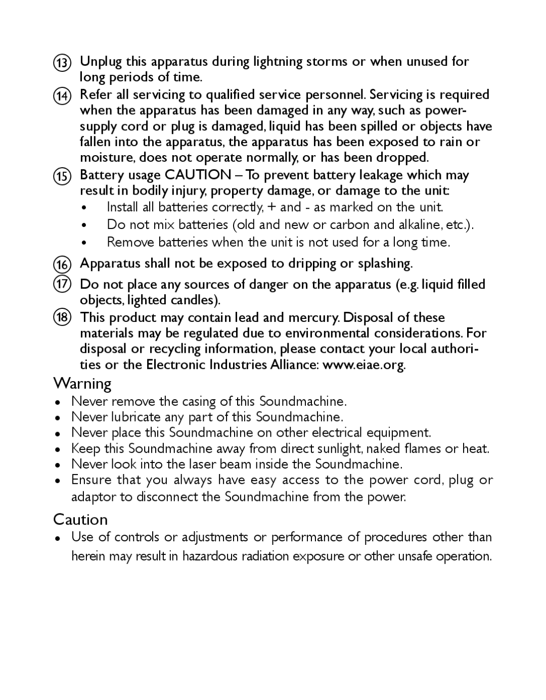 Philips AZ1027/12 user manual 