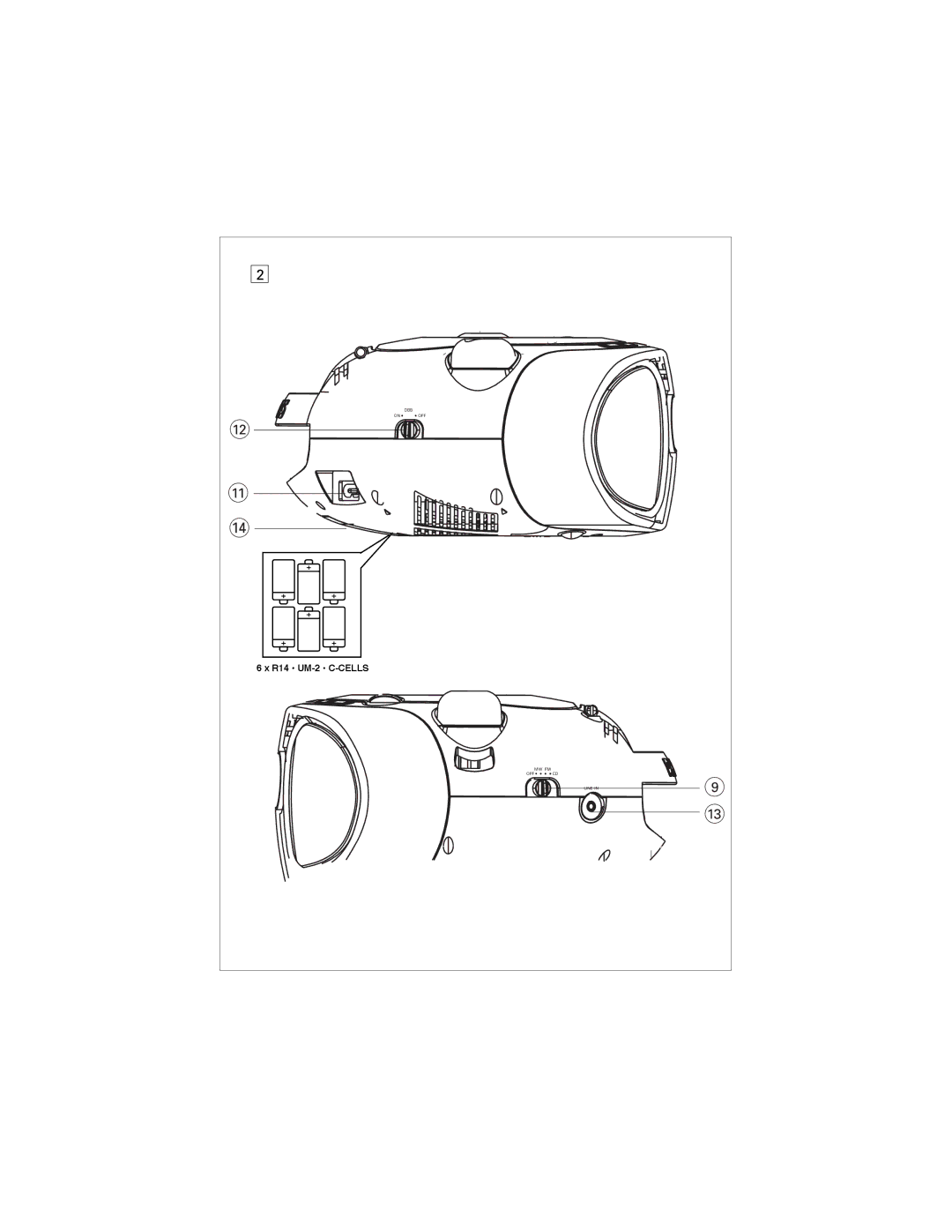 Philips AZ102F, AZ102H user manual R14 UM-2 C-CELLS 