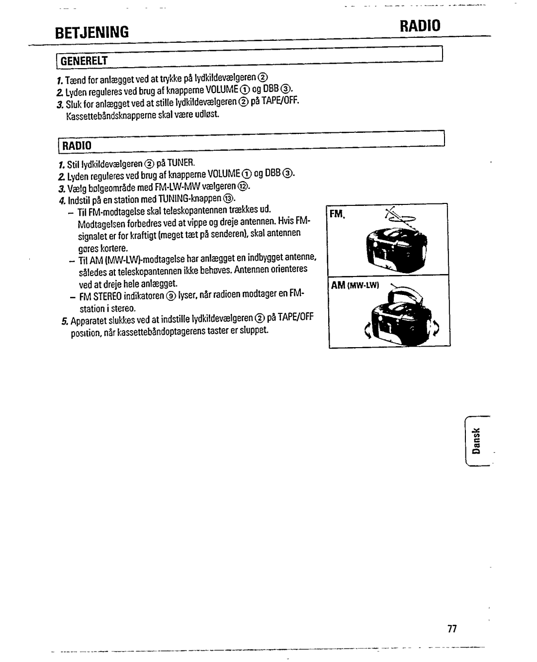Philips AZ1100 manual 