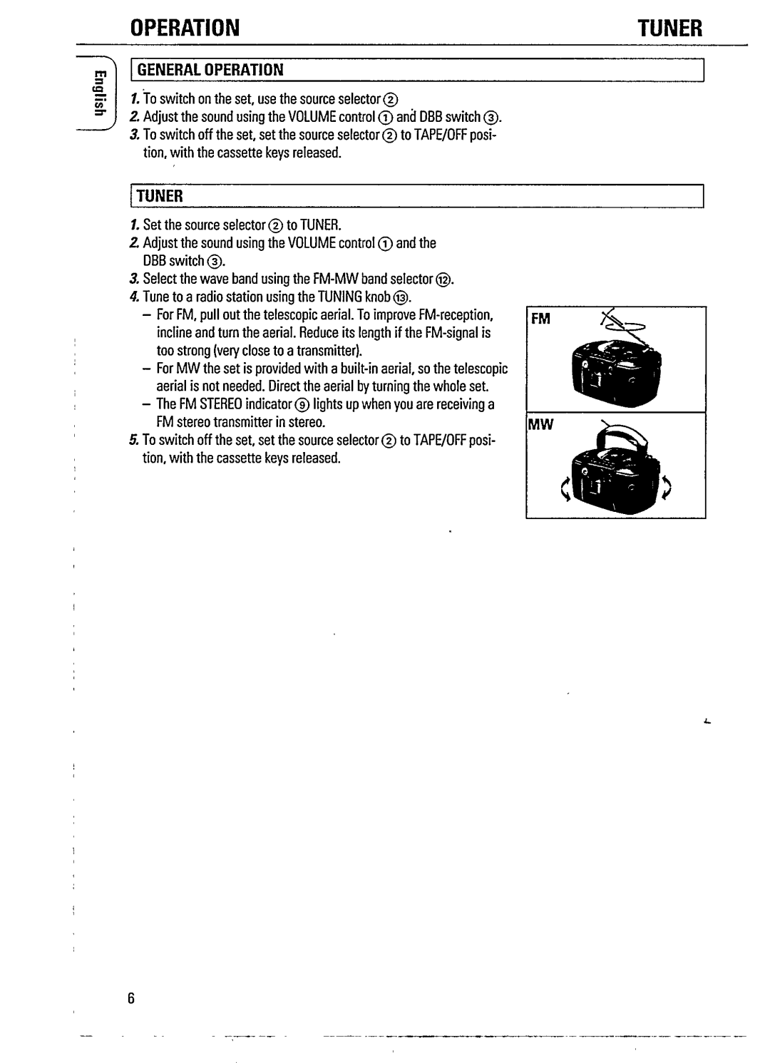 Philips AZ1101, AZ 1102 manual 