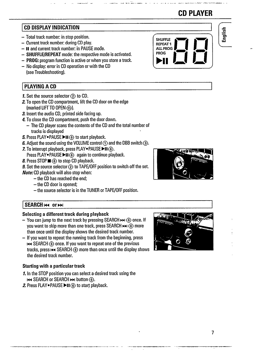 Philips AZ 1102, AZ1101 manual 