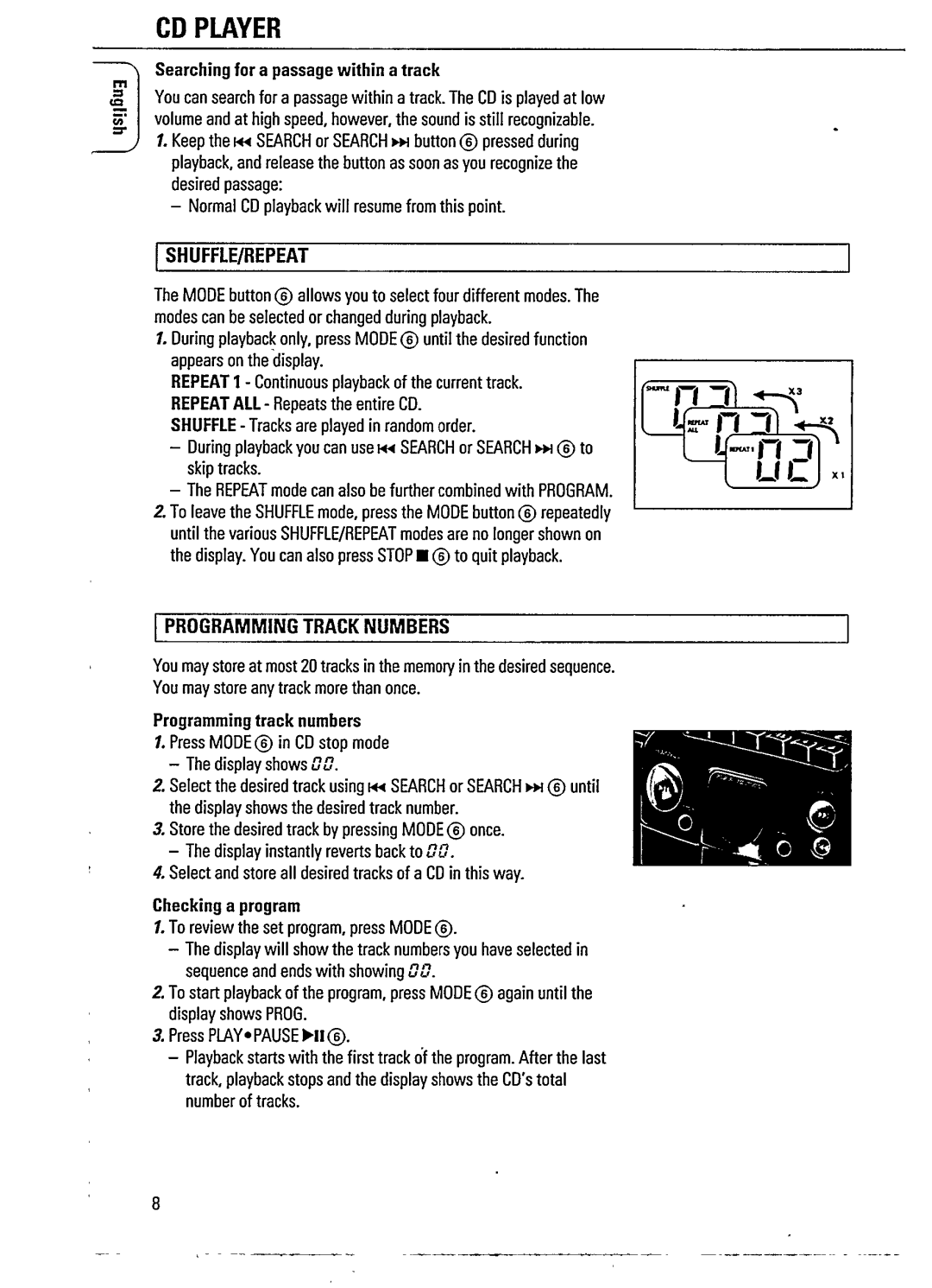 Philips AZ1101, AZ 1102 manual 