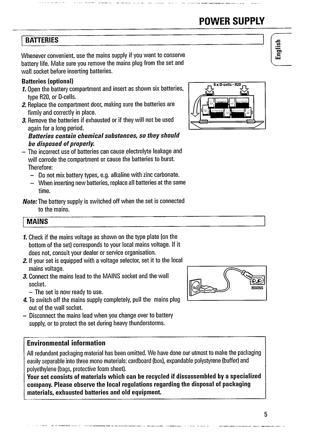 Philips AZ1110/00 manual 