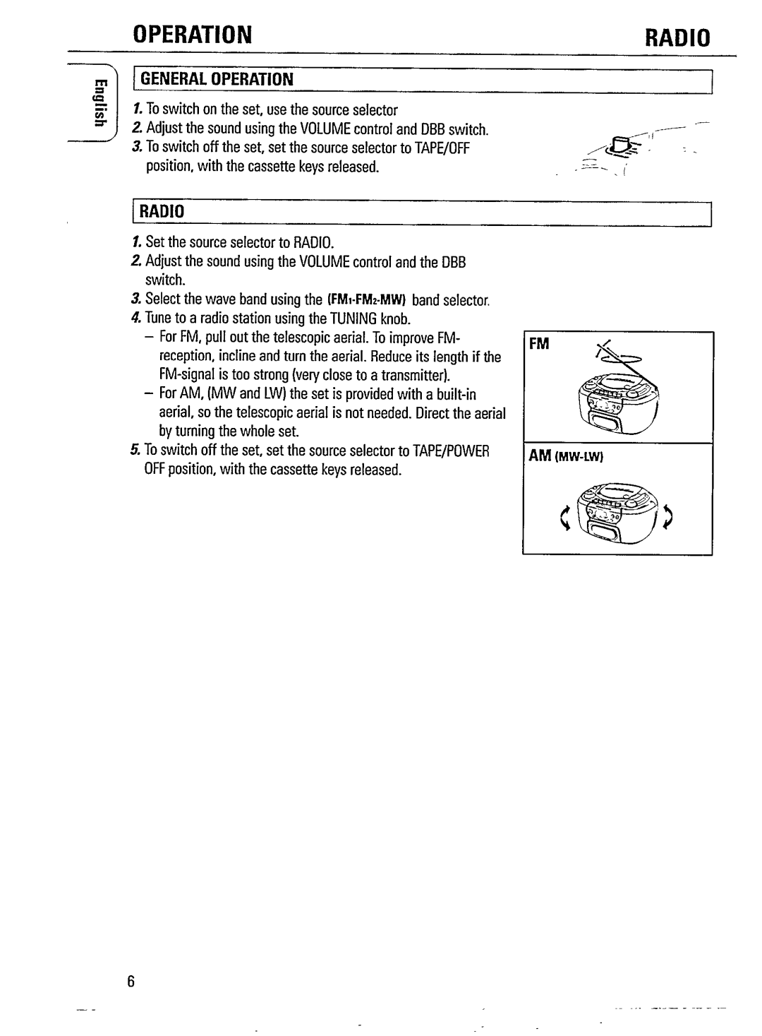 Philips AZ1110/00 manual 