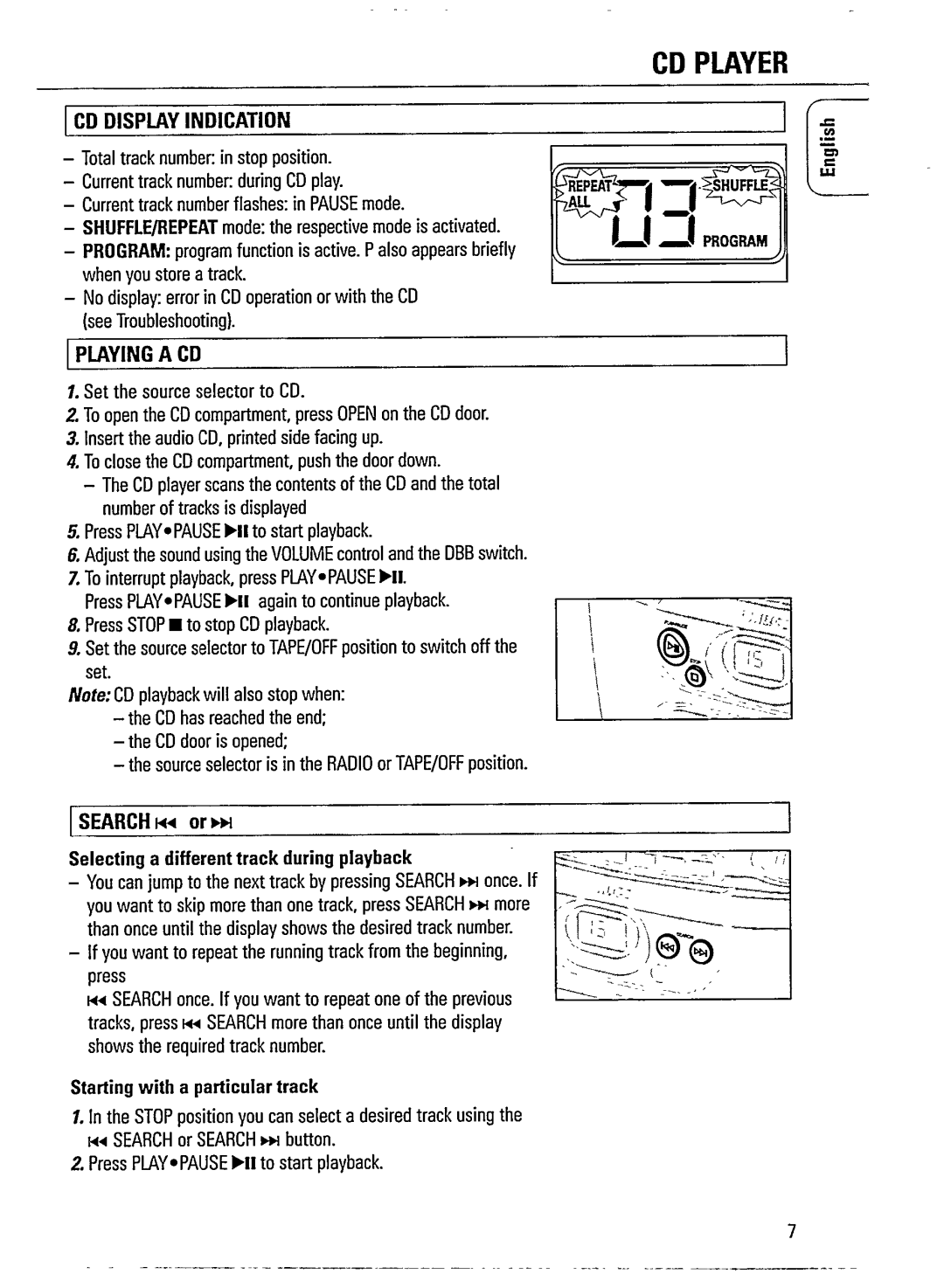 Philips AZ1110/00 manual 