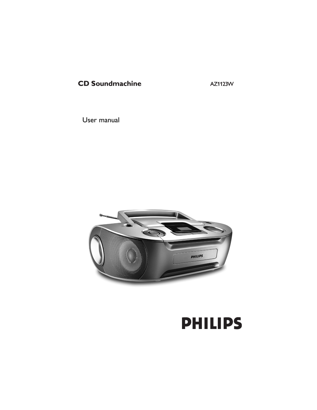 Philips AZ1123WCD user manual CD Soundmachine 