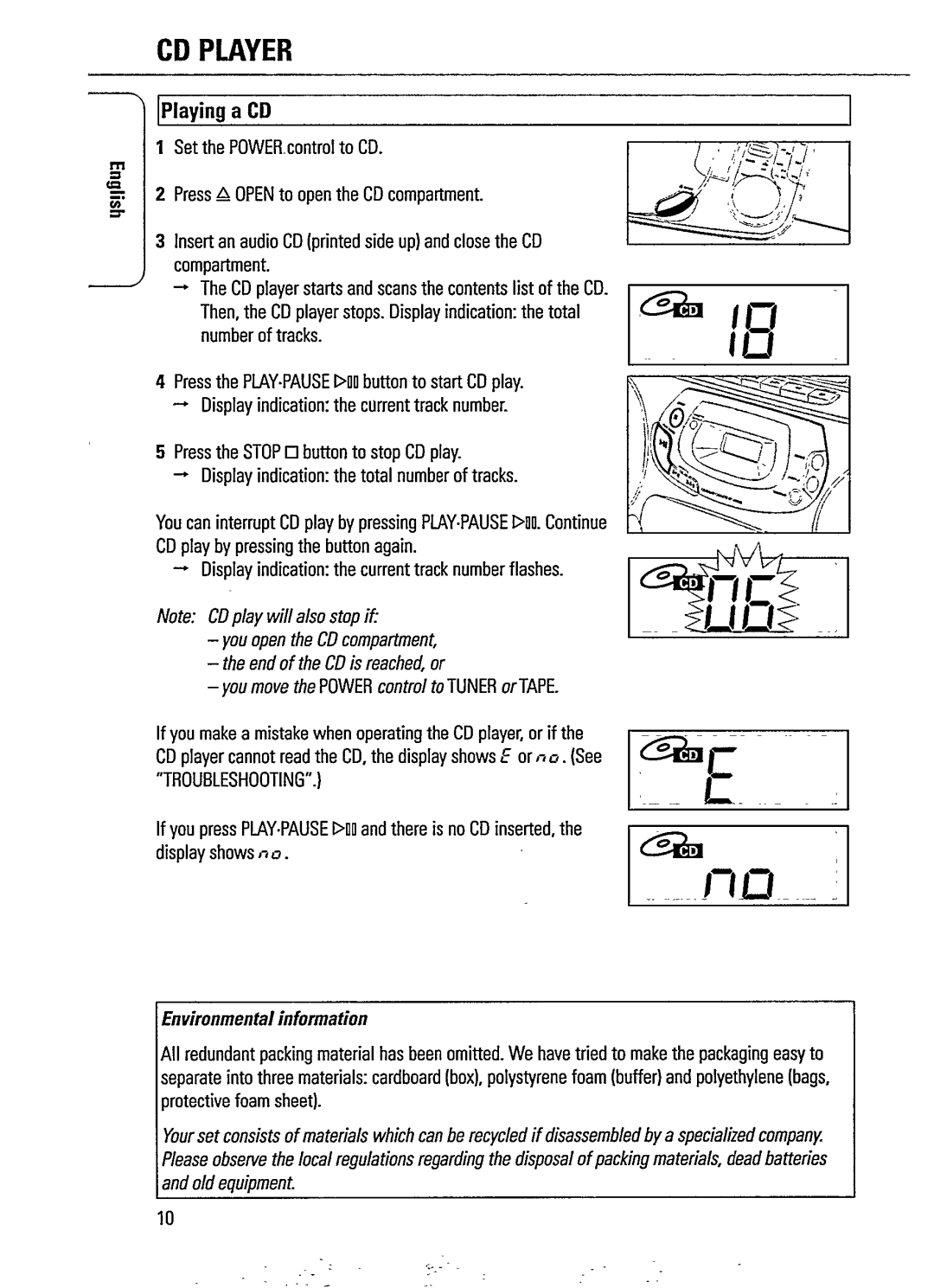 Philips AZ1207 manual 