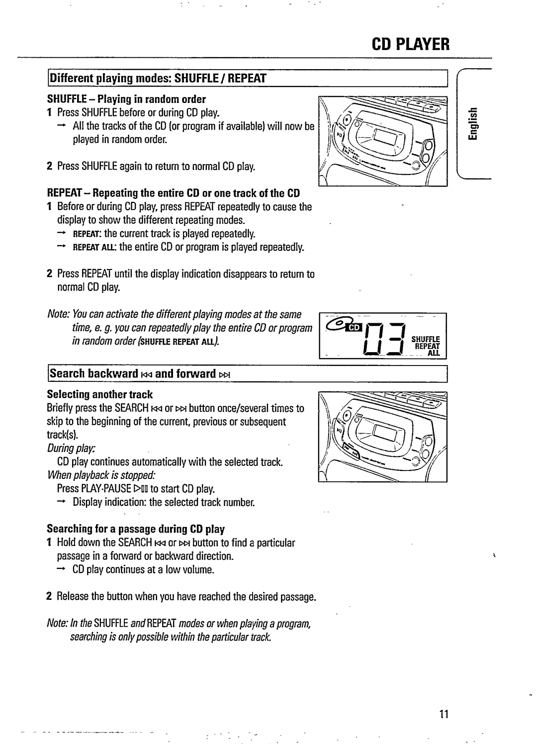 Philips AZ1207 manual 