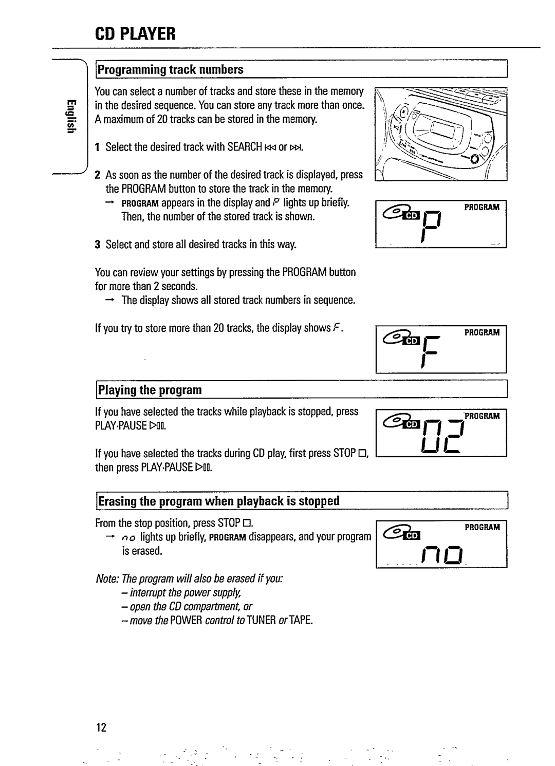 Philips AZ1207 manual 