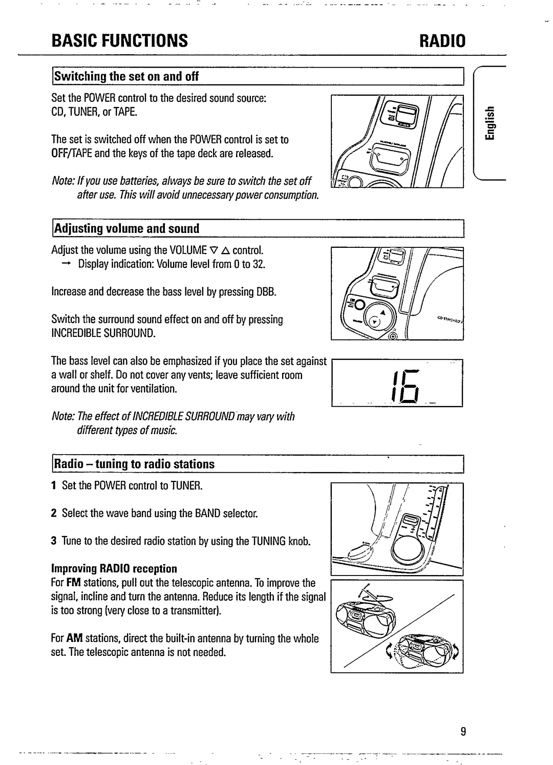 Philips AZ1207 manual 