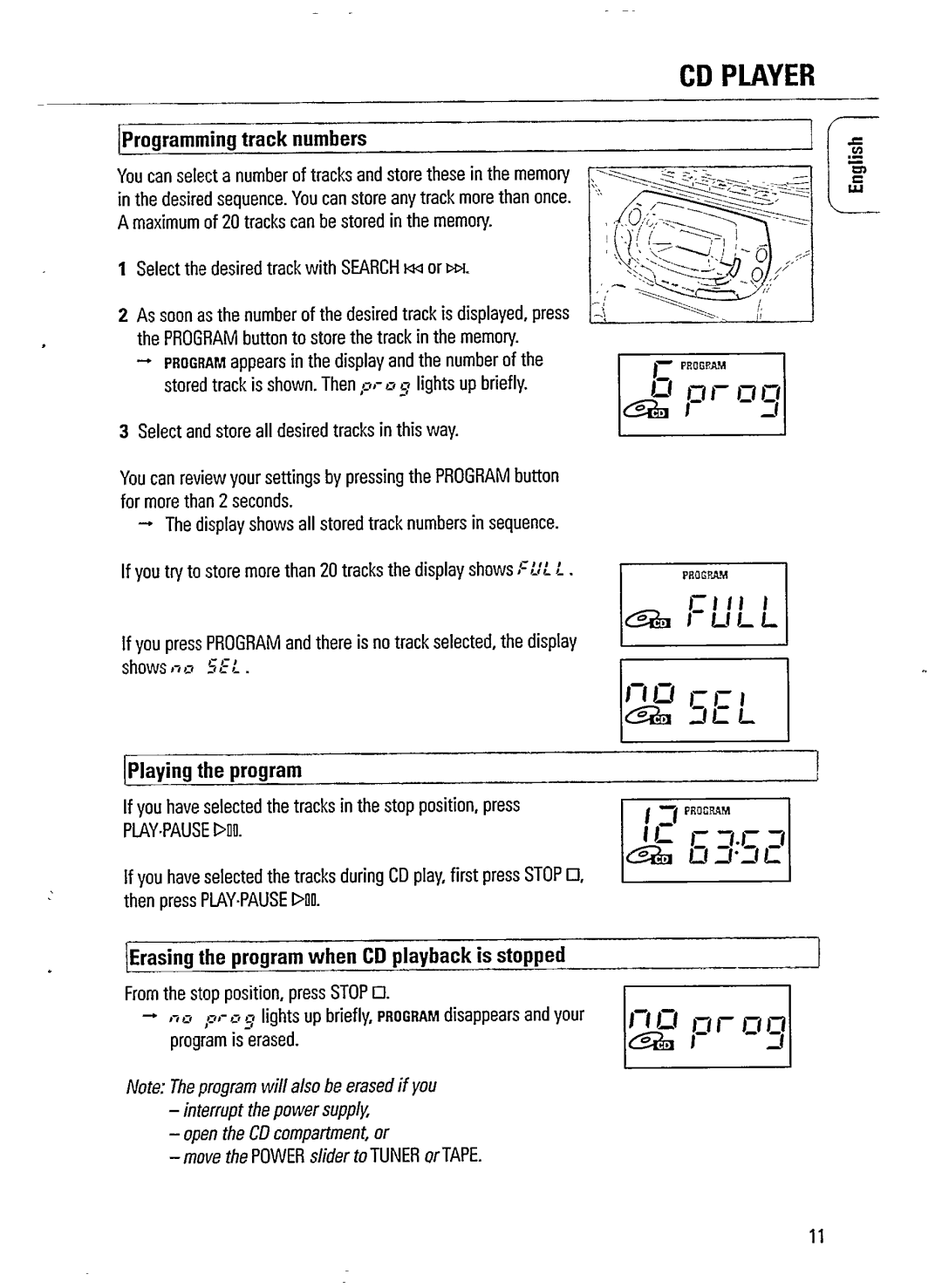 Philips AZ1209 manual 