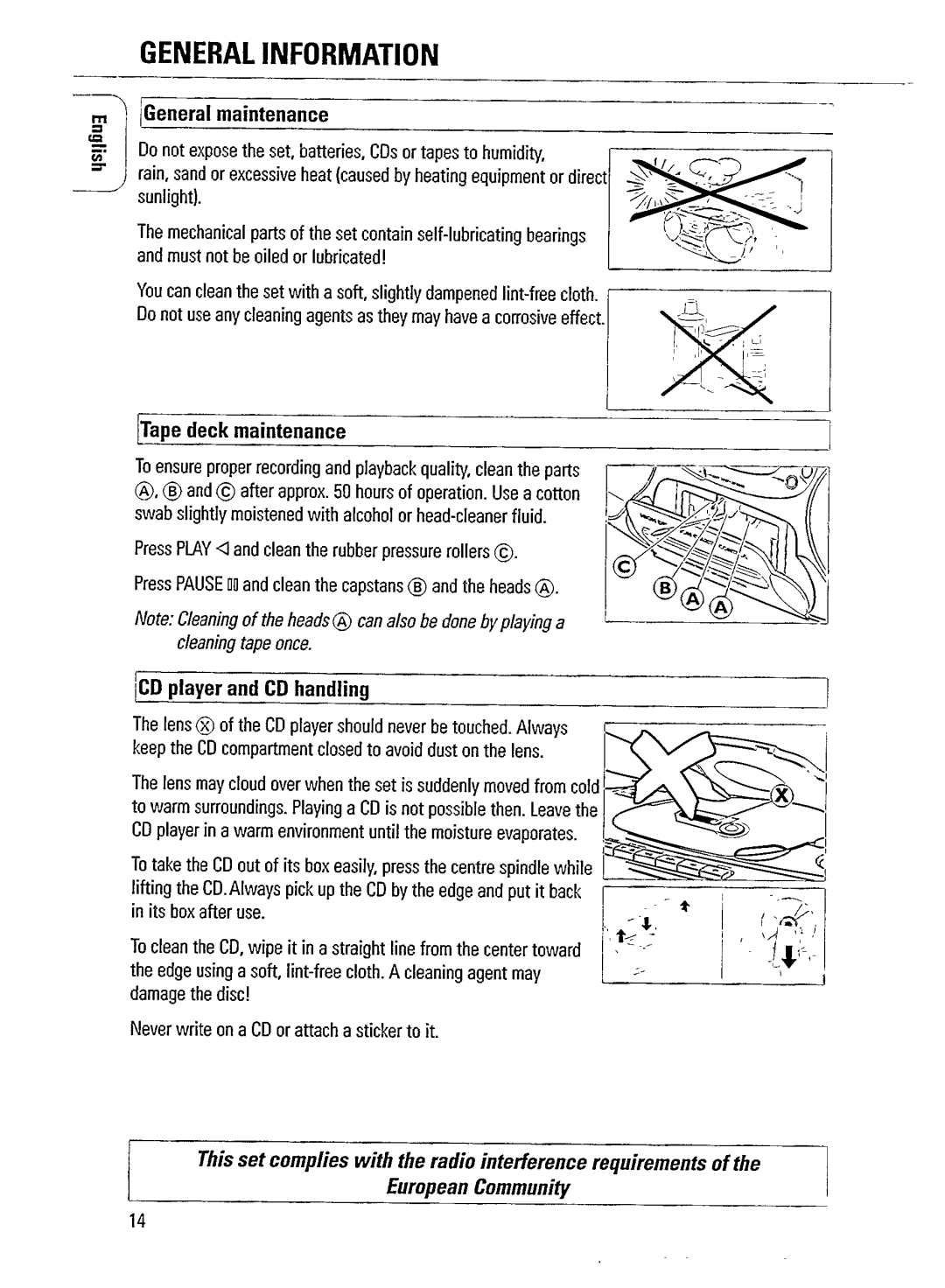 Philips AZ1209 manual 