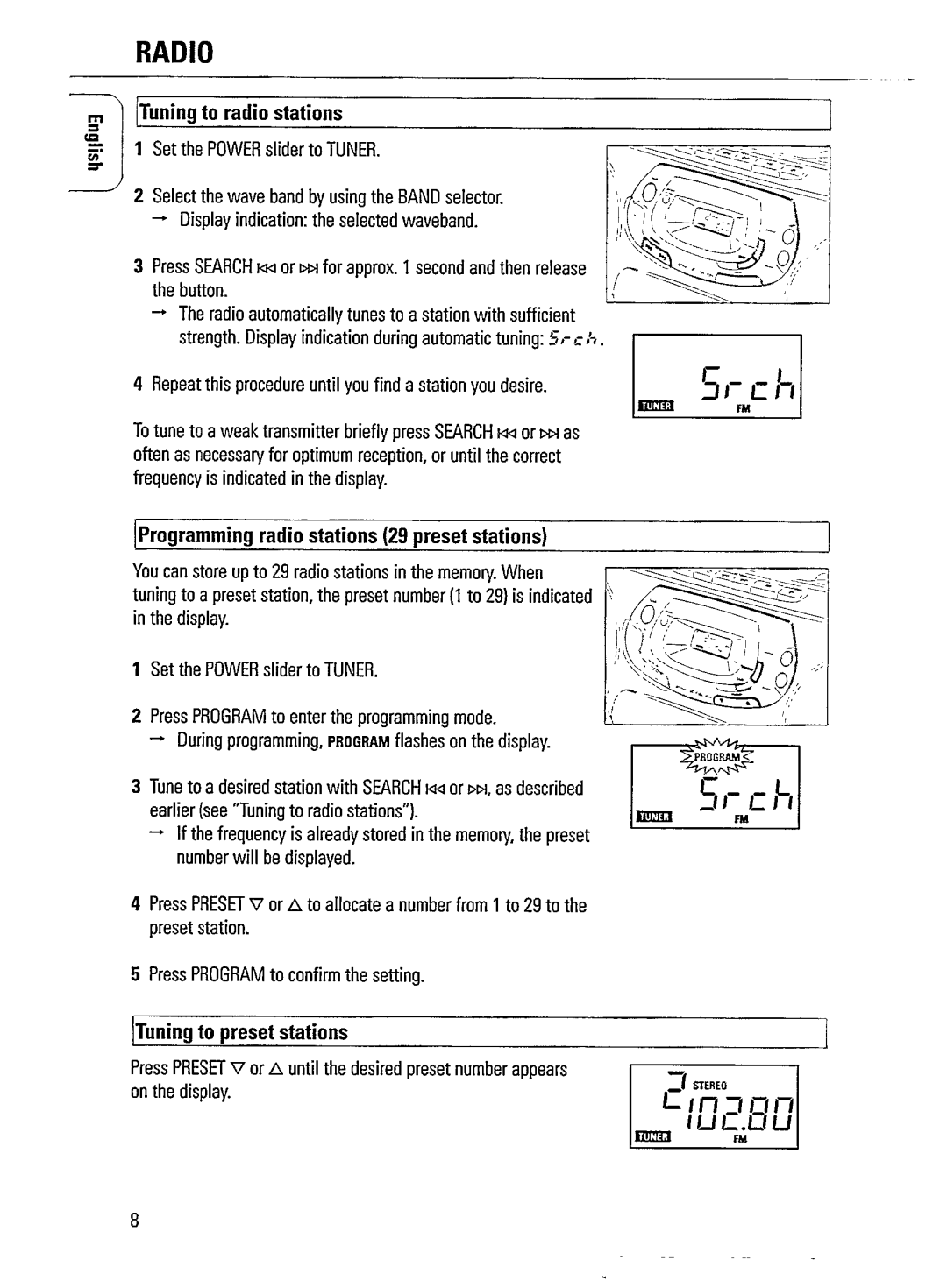 Philips AZ1209 manual 