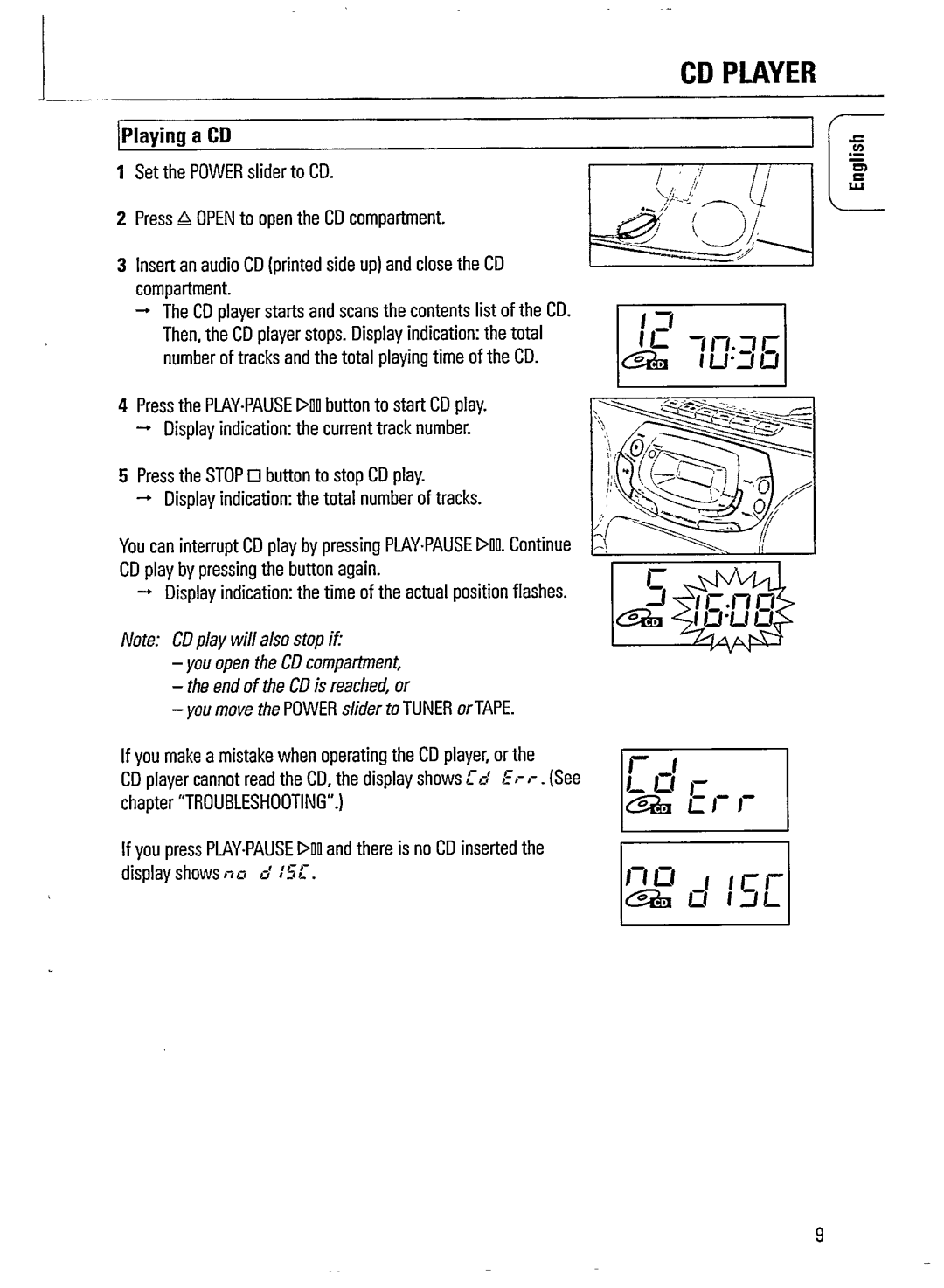 Philips AZ1209 manual 