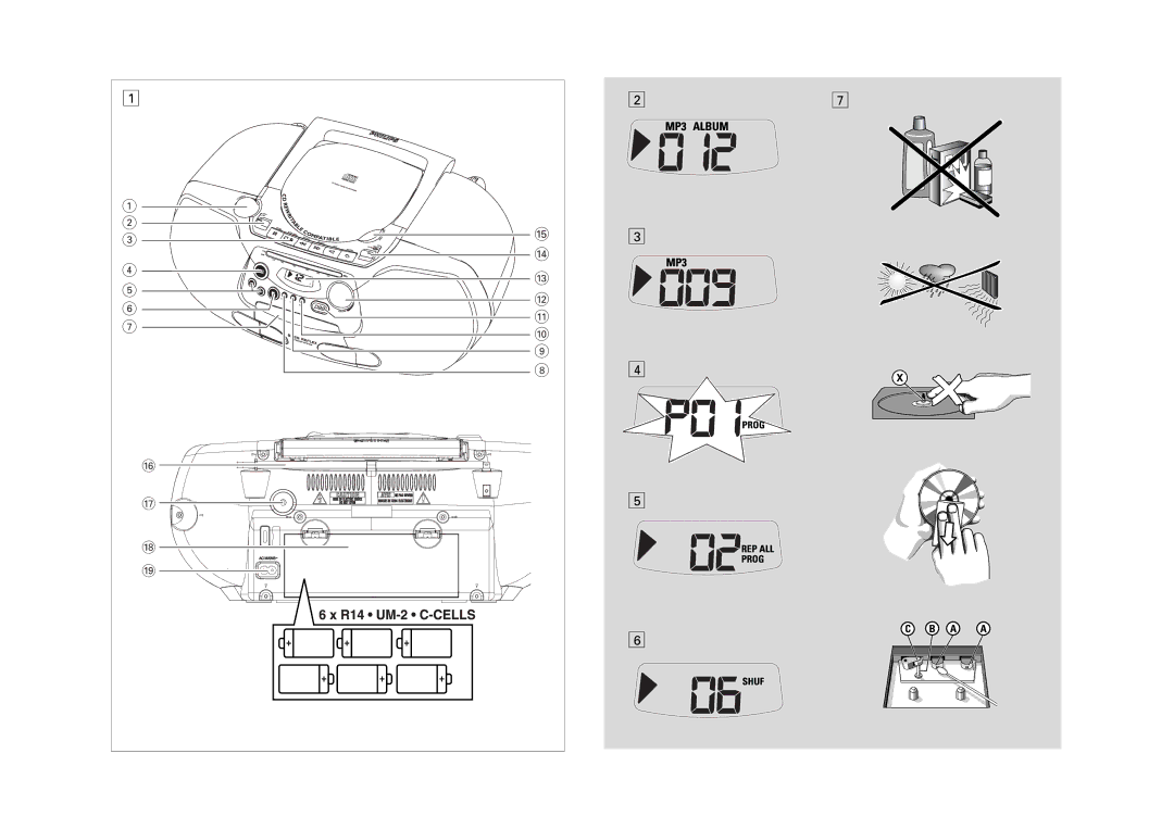 Philips AZ122 user manual A a 