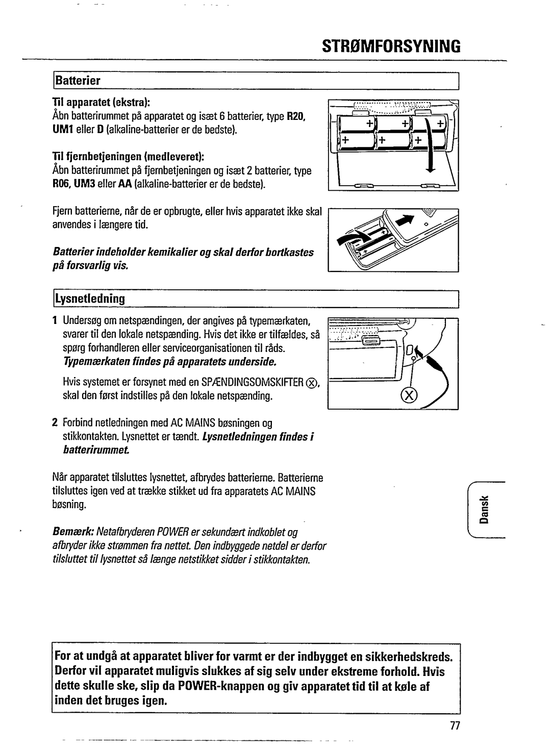 Philips AZ1307 manual 