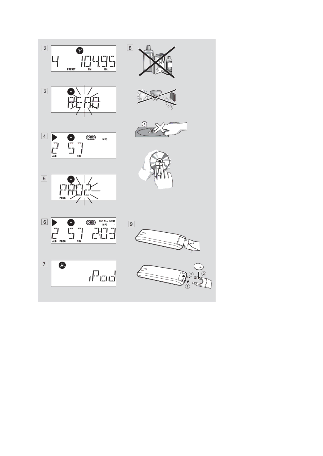 Philips AZ1330 user manual 