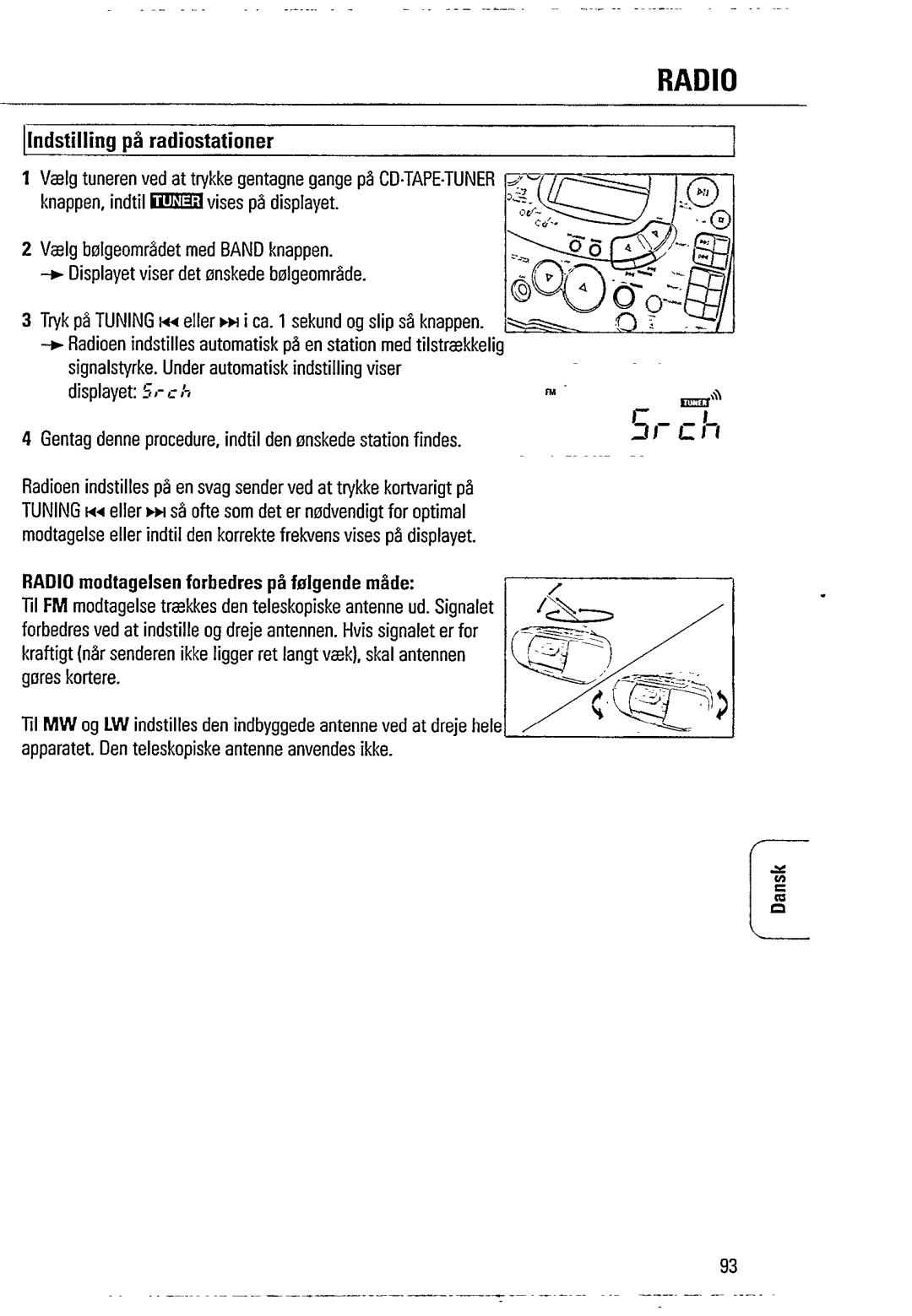 Philips AZ1407 manual 