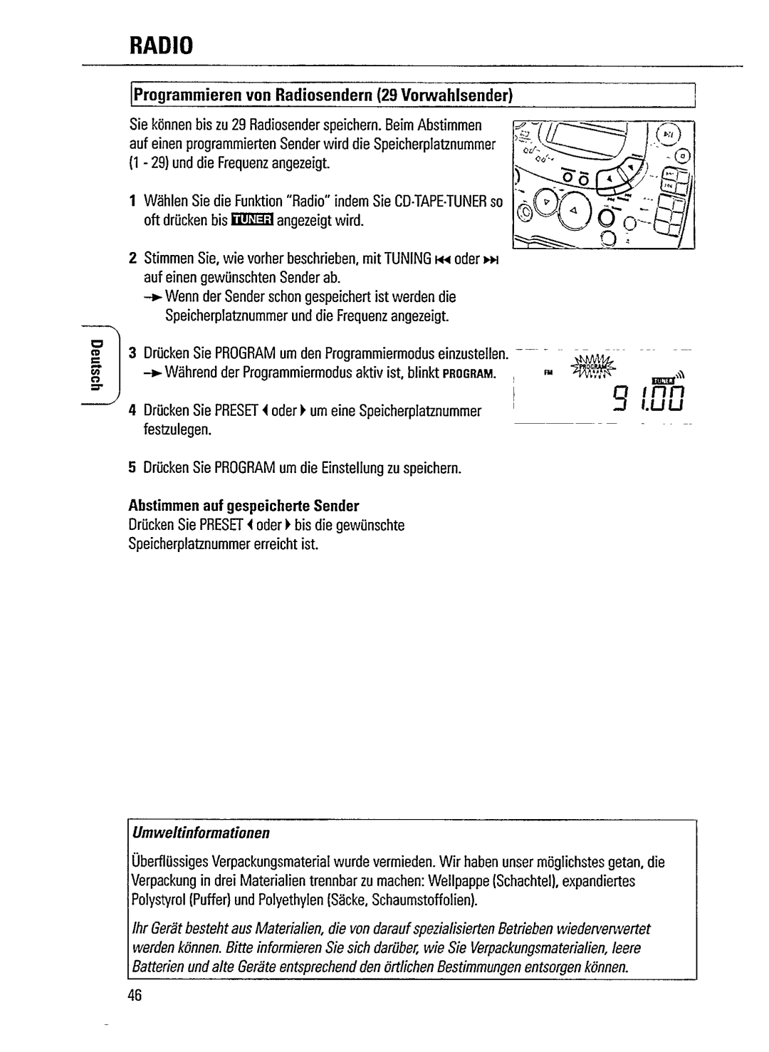 Philips AZ1508 manual 