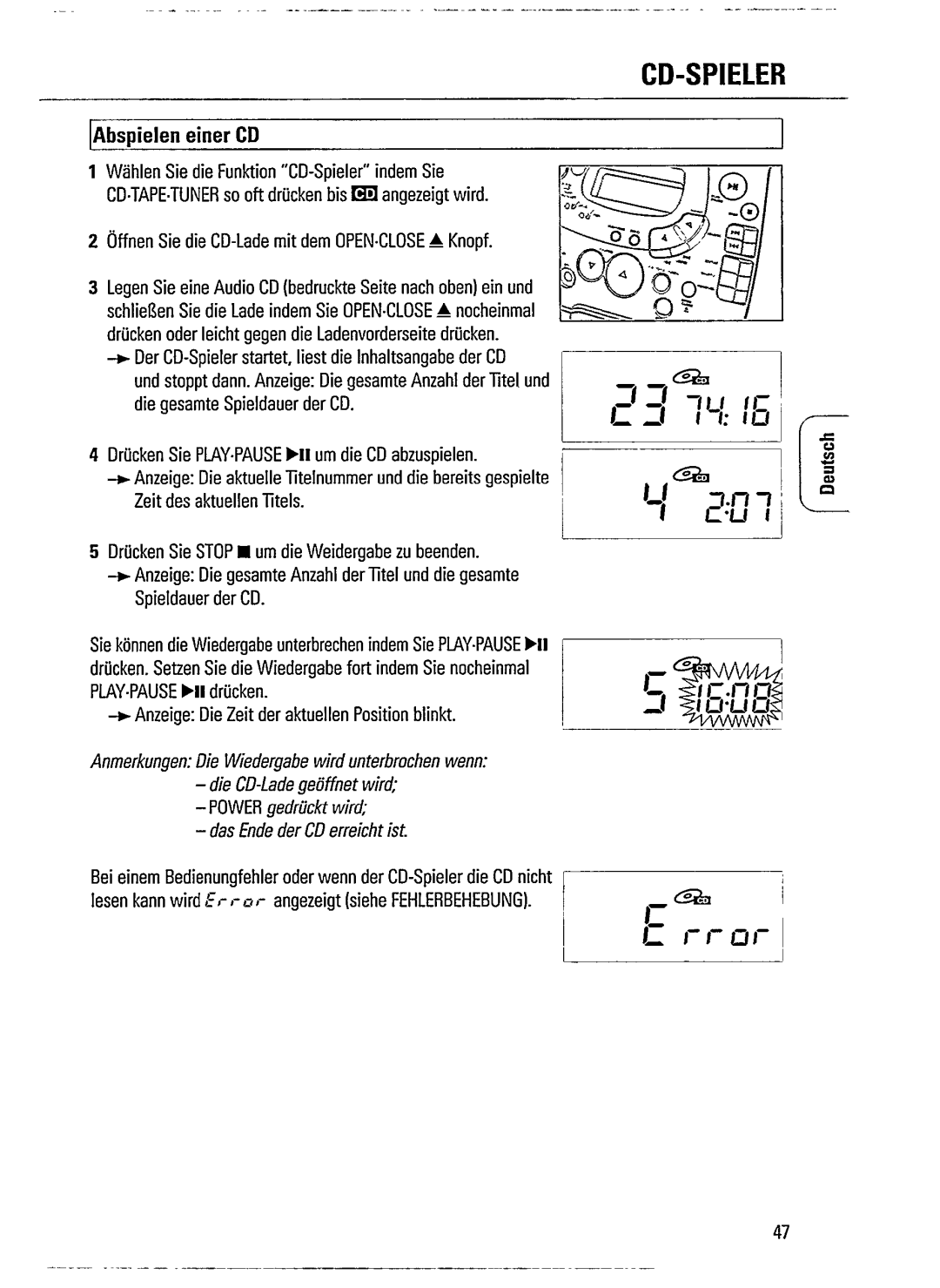 Philips AZ1508 manual 