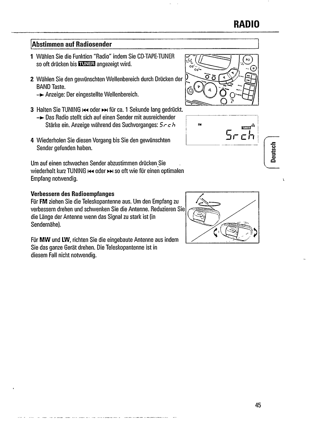 Philips AZ1508 manual 