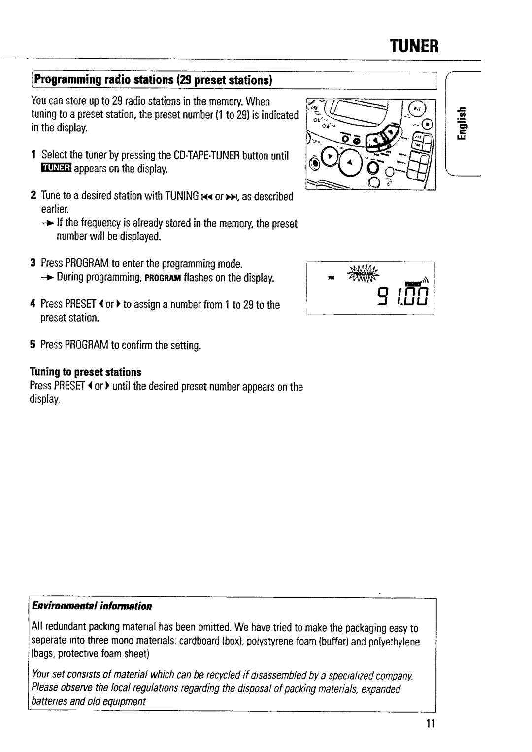 Philips AZ1509 manual 